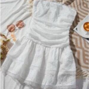 White Strapless Dress